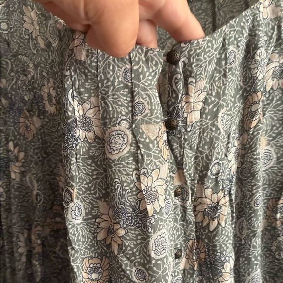 Lucky Brand Long Sleeve Floral Print Women's Top L - Picture 5 of 13